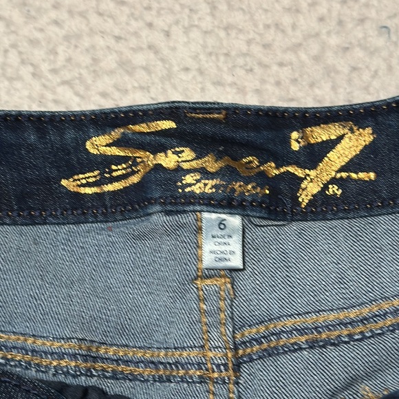 Seven7 Ladies Sunset Bermuda Denim Stretch Shorts, EUC (Wore Once), Size 6 - Picture 2 of 8